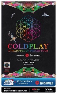 Coldplay Foro Sol 2016