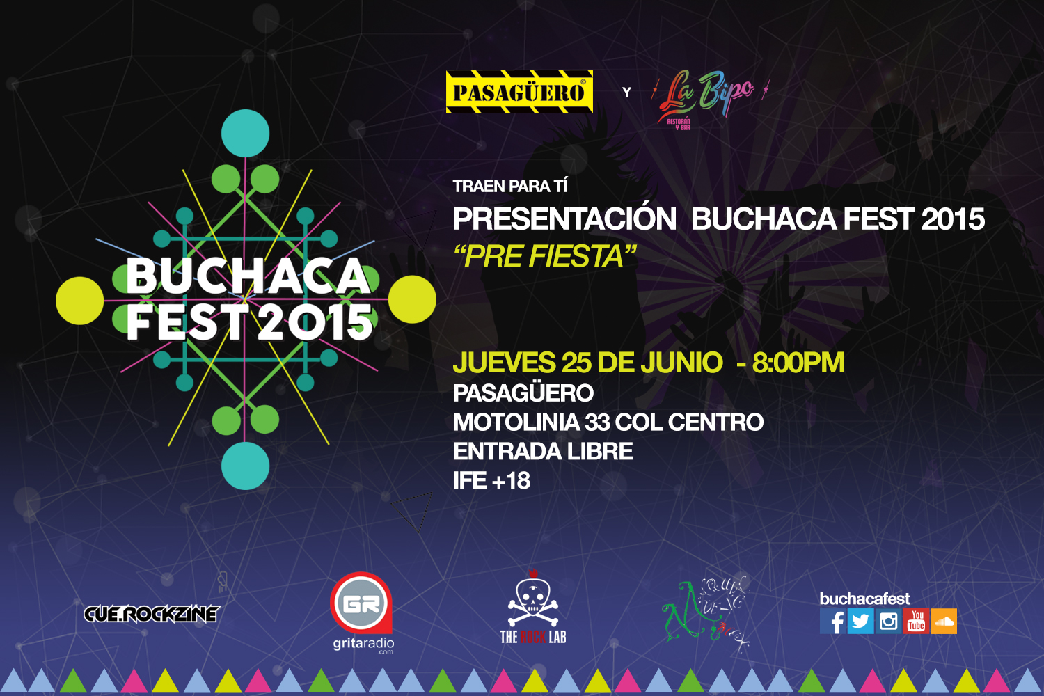 Flyer Buchaca Fest 2015