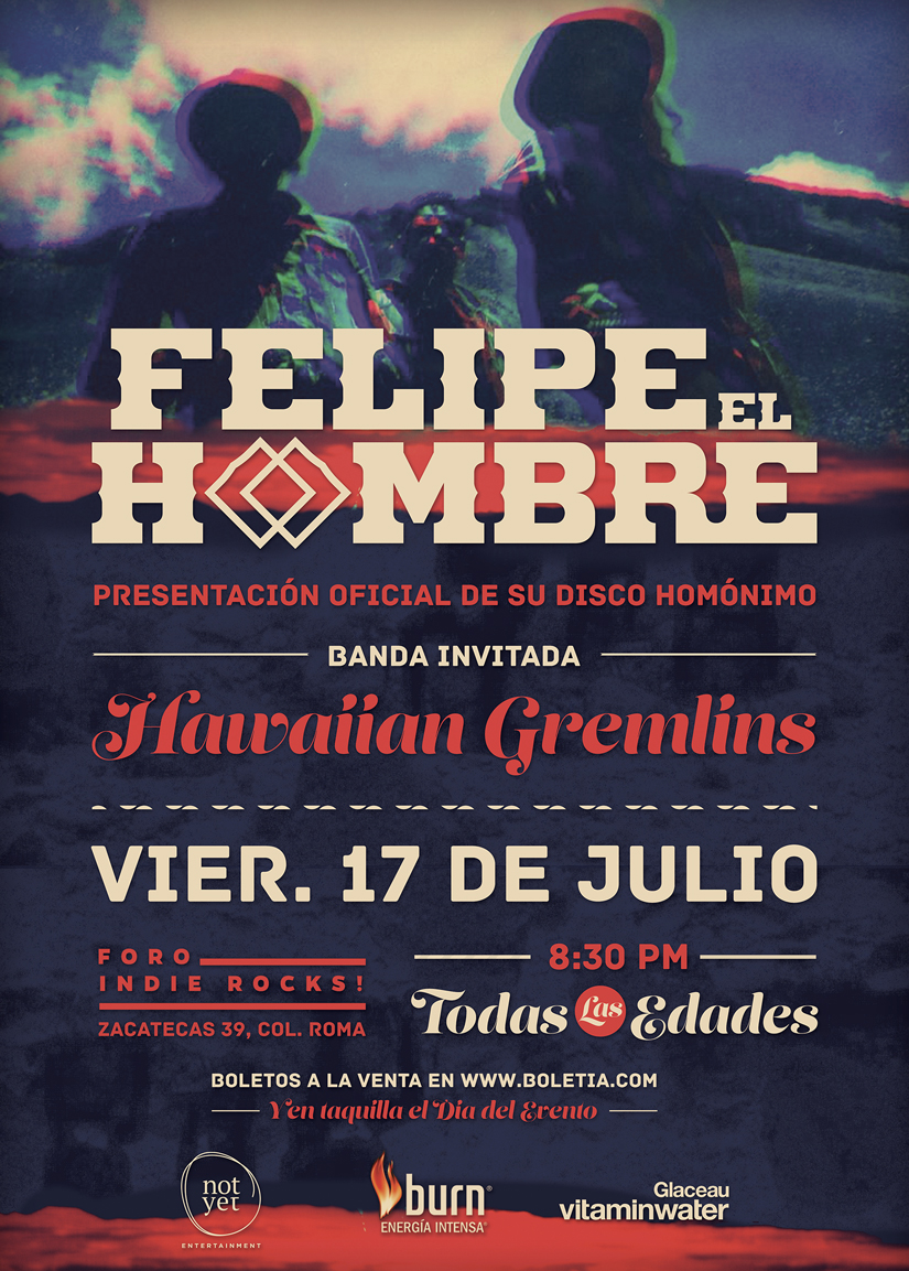 Cartel Felipe El Hombre JUL 2015