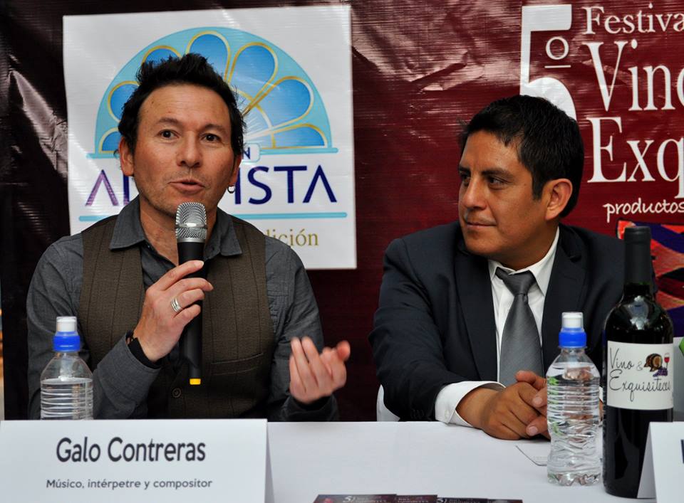 Galo Contreras Confe Vino y exquisiteses 2015