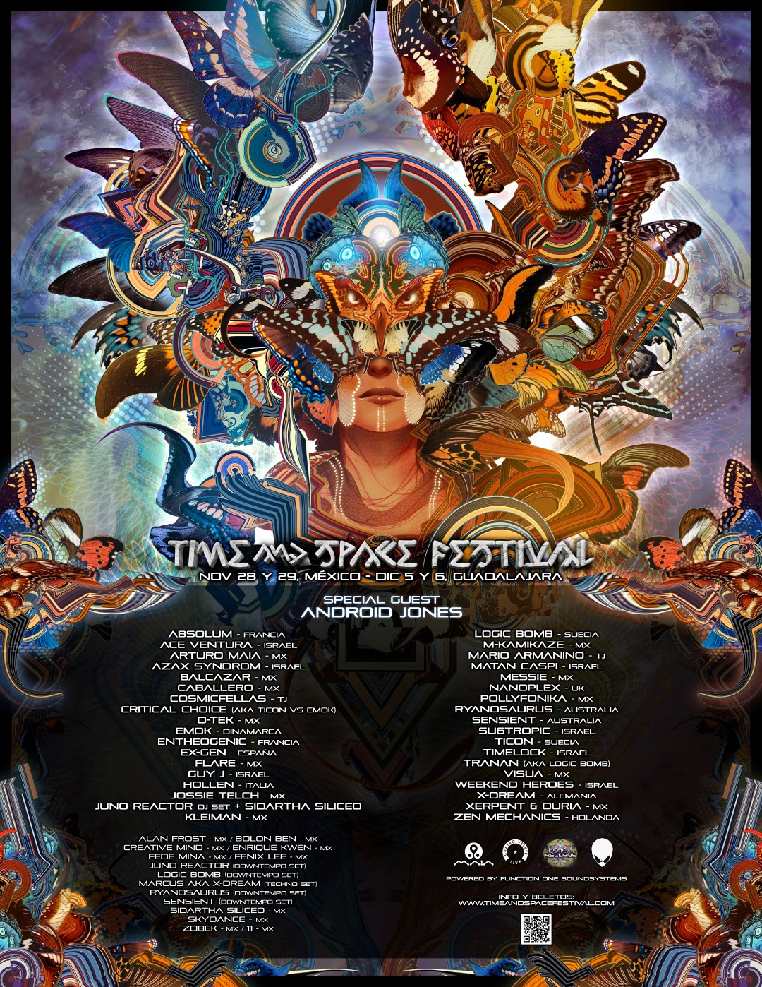 Time and Space Festival 2015 cartel