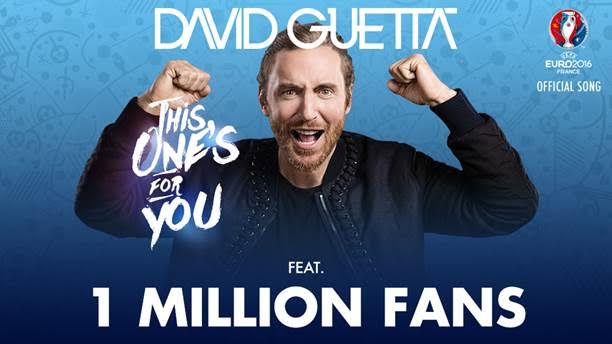 David Guetta UEFA 1 millon fans