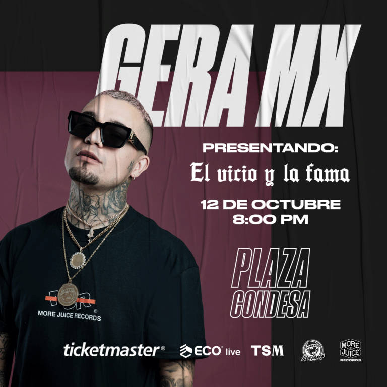 GERA MX PRESENTARÁ SU QUINTO DISCO EN EL PLAZA ENDORFINA CULTURAL