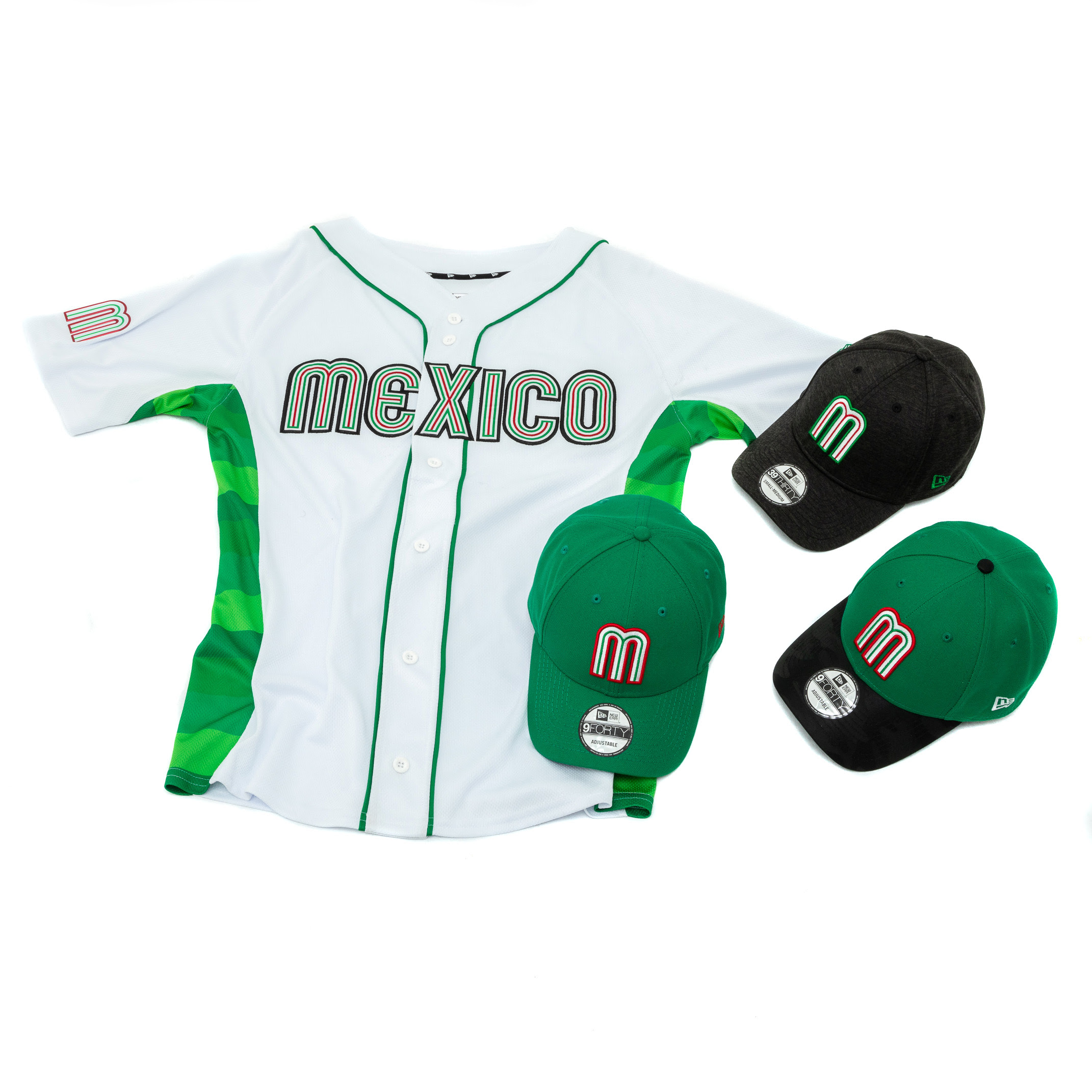 New Era Jersey Selección Mexicana de Beisbol Negro
