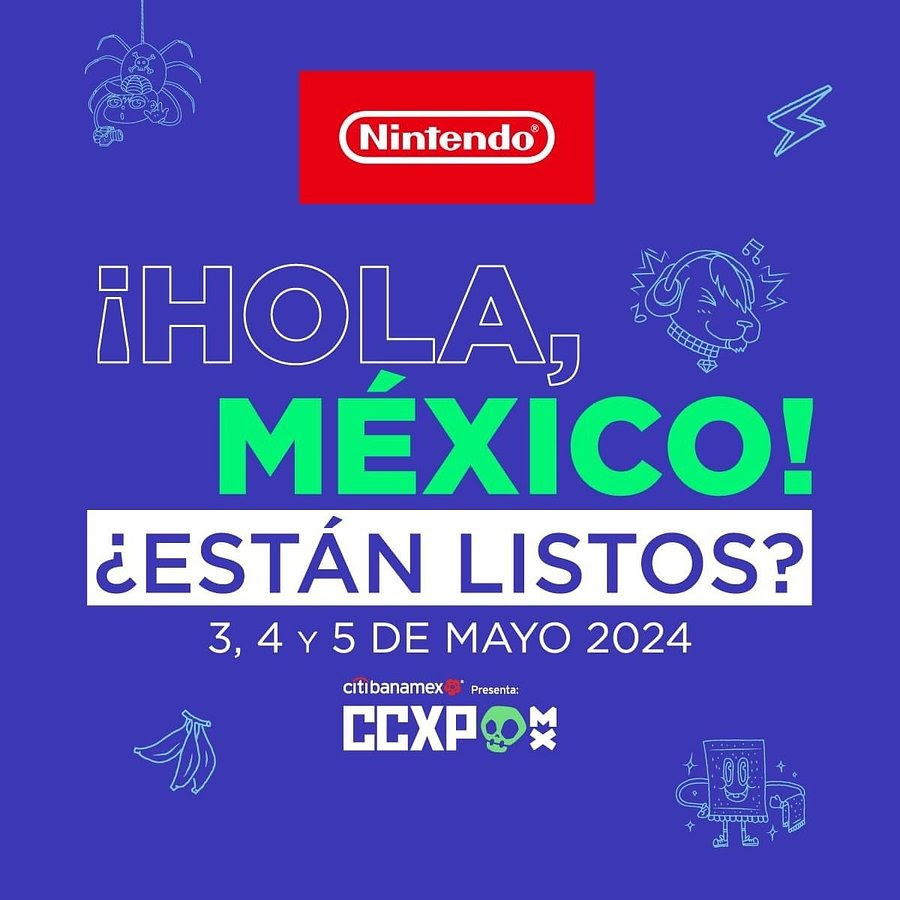 Nintendo llevará la magia de sus juegos al primer CCXP México